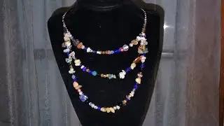 ASTONISHING VIKING INSPIRED NECKLACE FEELING THE BLUES: Radical Blue Bead Mix Challenge Part 4