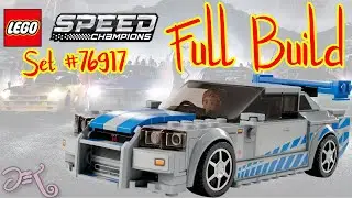 Lego Speed Champions #76917 Nissan Skyline GT-R (R34) Full Build | 2 Fast 2 Furious