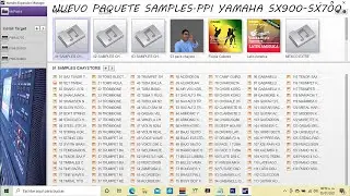 SAMPLES PARA YAMAHA SX900-SX700-SX600 NEW (2021) CHAYSTORERITMOS