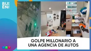 Un grupo de DELINCUENTES ROBÓ 60.000 DÓLARES de una CONCESIONARIA #BuenTelefe