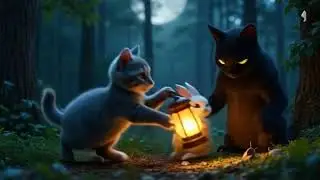 Two cats save the rabbit # supercats