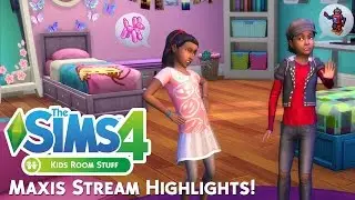 The Sims 4: Kids Room Stuff - Maxis Stream Highlights!