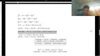 Defensa de Estadística / REGRESIÓN CURVILÍNEA DE LA FORMA y=a+bx+cx^2