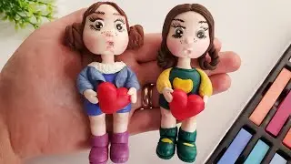 how to make dolls with Air Dry Clay | DIY Air Dry Clay Doll Easy Step-by-Step Tutorial for Beginners
