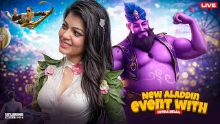 INTENSE CONQUEROR LOBBIES in NEW ALADIN EVENT w HYDRA | HELAA 🐉BGMI LIVE #bgmilive #girlgamer #bgmi
