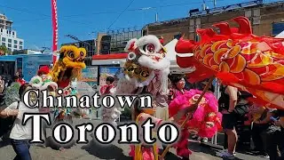 🇨🇦 [4K] Toronto Chinatown Festival | Street Food, Culture and Festive Vibes 🎉🥢​