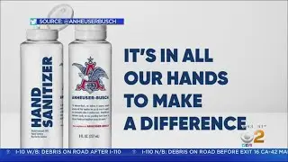 Anheuser-Busch To Produce, Distribute Hand Sanitizer