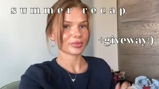 VLOG - stř&iacute;děn&iacute; kosmetiky, summer recap a giveaway :))
