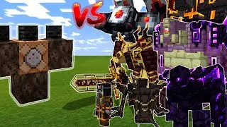 Wither Storm vs L' Enders Cataclysm mobs