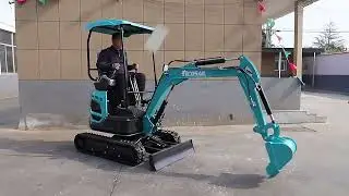 High Quality 1 8 Ton Diesel Euro 5 Mini Excavator Small Digger with Strong Engine Customizable Compo