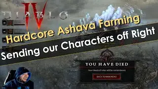 Farming Ashava on Hardcore Then Sending our Characters to the Grave - Diablo 4 Beta
