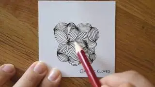 Zentangle® Muster: Garlic Cloves