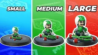 What size Mii is the best for Mario Kart 8 Deluxe?