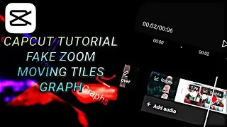 Capcut Tutorial | Fake Zoom and Moving Tiles