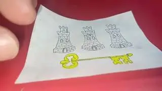 Drawing the flag of Havana 🇨🇺🤍💛💙 