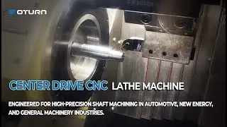 Dual-Side Turning Without Dimension Drift | Center-Drive CNC Lathe Stability
