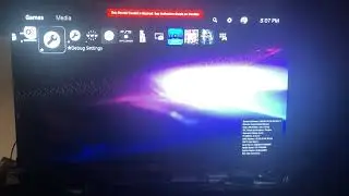 PS5 9.60 Debug Settings Live Footage (Testkit)