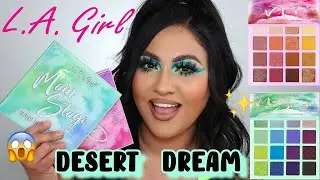 Палитры теней La Girl Desert Dream | Урок + обзор | Свотчи | Я в шоке!! | Glam от Gigi