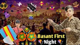 Lahore Basant 🪁 first night😍 ￼ Bohut Maza Aaya ￼ 5000 kites New a Gai 