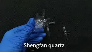 Fused Silicon Science Lab Glassware Quartz Graham Condenser 99.9% SiO2 Content Anti Corrosion
