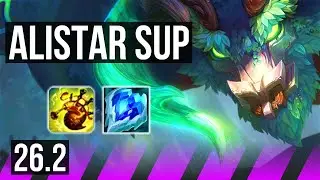 ALISTAR & Tristana vs PYKE & Corki (SUP) | KR Grandmaster | 26.2