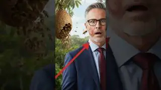 Indigo's giant jungle beehive prank backfires on the Professor! #dog #funnyvideo #youtubeshorts