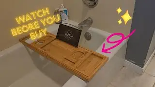Bathtub Caddy Expandable Tray #amazonfinds