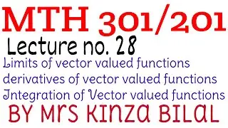 MTH301/201 Lecture 28|Education World|Kinza Bilal