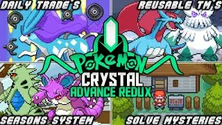 [UPDATED] Completed Pokemon GBA Rom Two Regions, Seasons, Daily Wonder Trade, Reusable Tms & More!