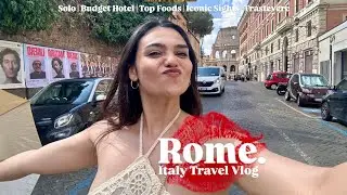 Видеоблог о путешествиях по Риму и Италии 🇮🇹🍕 3-дневное одиночное путешествие из Рима в Мумбаи пу...