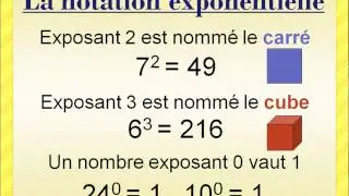 La notation exponentielle