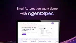 Email Automation agent demo with AgentSpec - #shorts