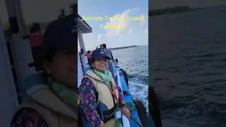 189-Day2#P1#Visiting Kavaratti Island#Beach#Transferred From Cruise To Steam Boat# Glass Bottom Ride