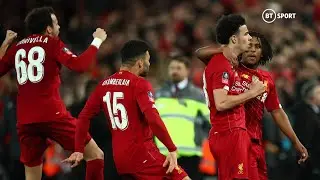 Curtis Jones' stunning debut goal in the Merseyside derby