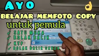 CARA FOTOCOPY UNTUK PEMULA || ADVANCE 6275 REVIEW