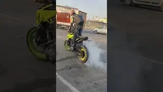 Rolling Burnout 🥵🥵 #burnout #bike #duke #ktm #rider #trending #viral #motovlog #shorts