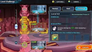 Rockman X Dive Offline - Jakob Orbital Elevator level 63 (challenge mode)  雅各塔第63层 (挑战模式)