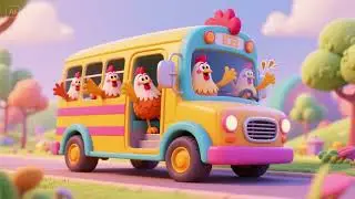 Chicken Cluck-Cluck Bus 🐔🚌 | Funny Animal Ride Song for Kids&rdquo;