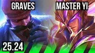GRAVES vs MASTER YI (JGL) | EUW Master | 25.24