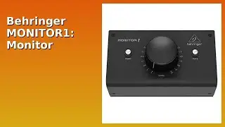 BEWERTUNG (2025): Behringer MONITOR1: Monitor Controller. WESENTLICHE Einzelheiten