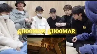 BTS reaction Ghoomar Ghoomar Hindi song ☺️