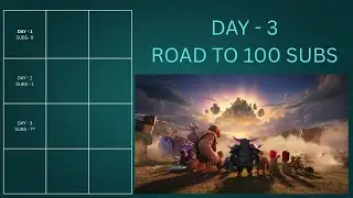 ROAD TO 100 SUBS #coc #coctips #gaming #sumit007 #cocvideo #attackstrategy