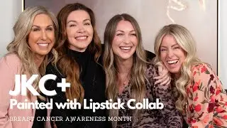 JKC + PAINTED WITH LIPSTICK COLLAB for Breast Cancer Awareness Month