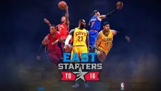 NBA 2016 East All-Star Starters Mix