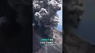 The moment Mount Merapi erupted 😱 #mountmerapi #shorts #viralvideo #mysteriousnature #usa #uk