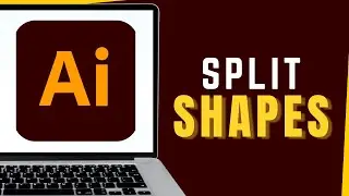 How to Split Shapes Illustrator CC Tutorial