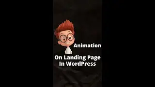 how to add animation on landing page #shorts