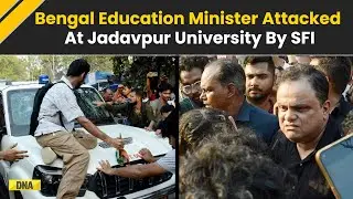 Jadavpur University Protest: West Bengal Education Minister Bratya Basu Attacked By SFI Leaders