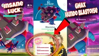 INSANE LUCK! 100% IV GIGANTAMAX BLASTOISE in Pok&eacute;mon GO! #pokemon #pokemongo 