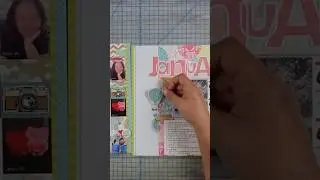 Обзор января - Эхо-Парк - Эклектика на каждый день - Процесс создания скрапбука - Жизнь в макетах
